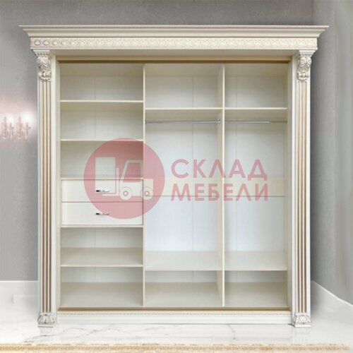  Шкаф-купе Классик Лакобель 3Д МэриМебель в Симферополе Крыму