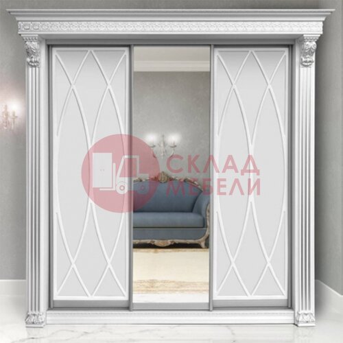  Шкаф-купе Классик Овал 8 3Д МэриМебель в Симферополе Крыму