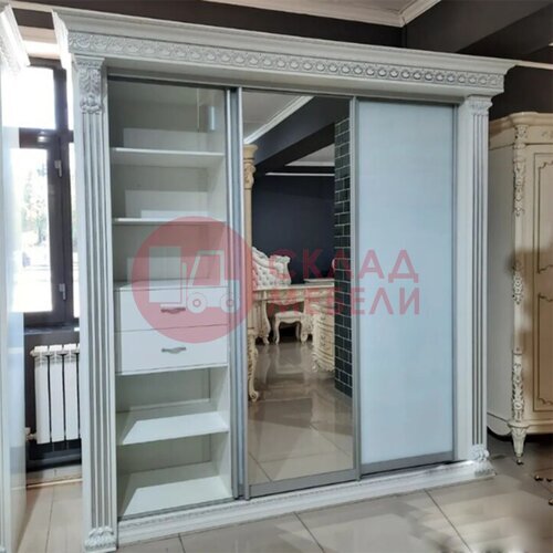  Шкаф-купе Классик Лакобель 3Д МэриМебель в Симферополе Крыму