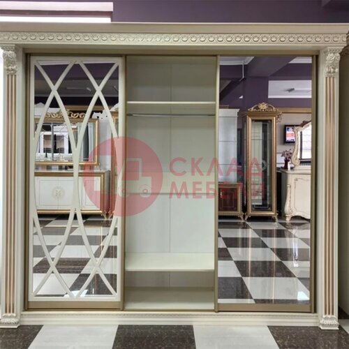  Шкаф-купе Классик Овал 3Д МэриМебель в Симферополе Крыму