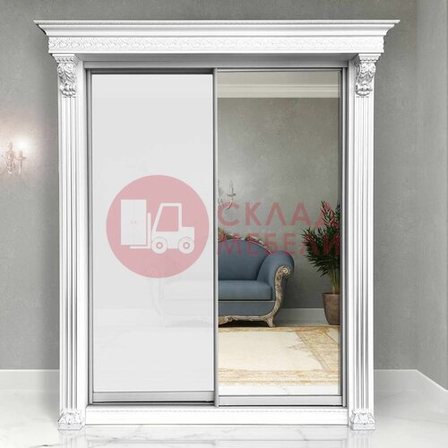  Шкаф-купе Классик лакобель 9-10 МэриМебель в Симферополе Крыму