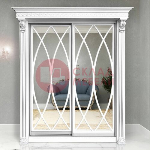  Шкаф-купе Классик Овал МэриМебель в Симферополе Крыму