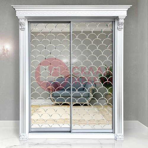  Шкаф-купе Классик Чешуя МэриМебель в Симферополе Крыму