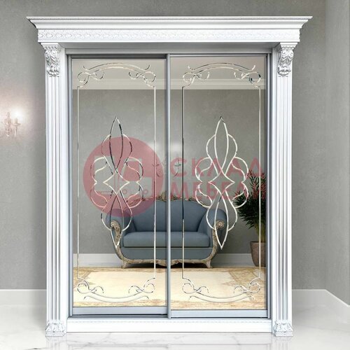  Шкаф-купе Классик Орнамент МэриМебель в Симферополе Крыму