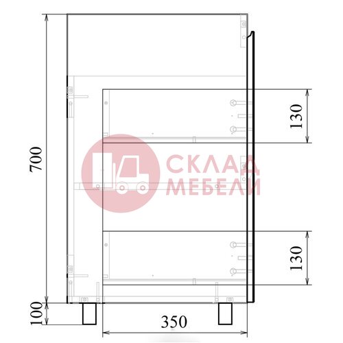  Тумба напольная TRES 70/1|TRES 80/1 Avanti в Симферополе Крыму