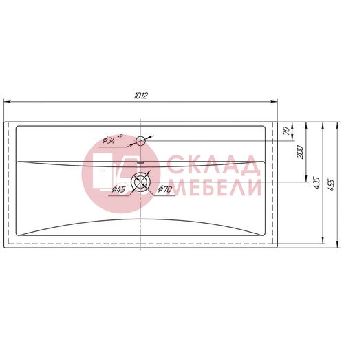 Тумба напольная TRES 100 Avanti в Симферополе Крыму