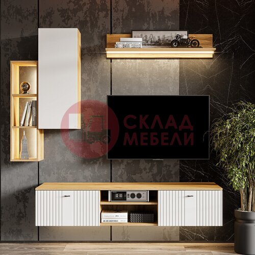  Шкаф навесной Милан SV-Мебель в Симферополе Крыму