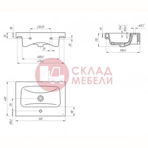  Тумба напольная UNO 50 Avanti в Симферополе Крыму