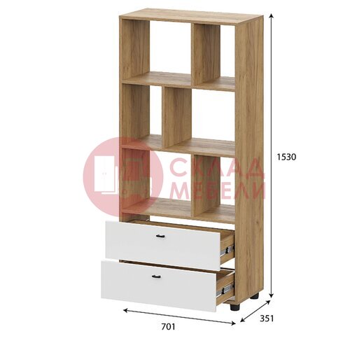  Стеллаж Милан SV-Мебель в Симферополе Крыму