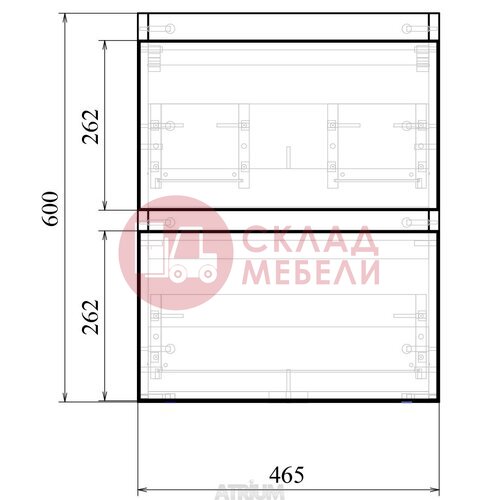  Тумба подвесная TRES 50/TRES 60 Avanti в Симферополе Крыму