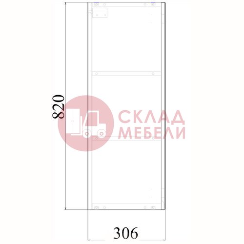  Шкаф UNO 60 навесной Avanti в Симферополе Крыму