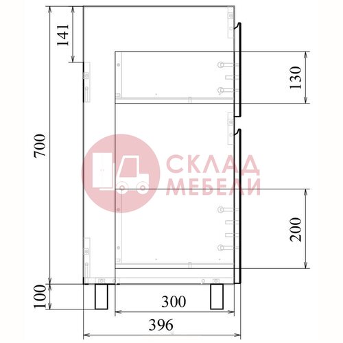  Тумба напольная TRES 50/60/90 Avanti в Симферополе Крыму