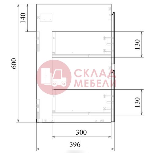  Тумба подвесная TRES 50/TRES 60 Avanti в Симферополе Крыму