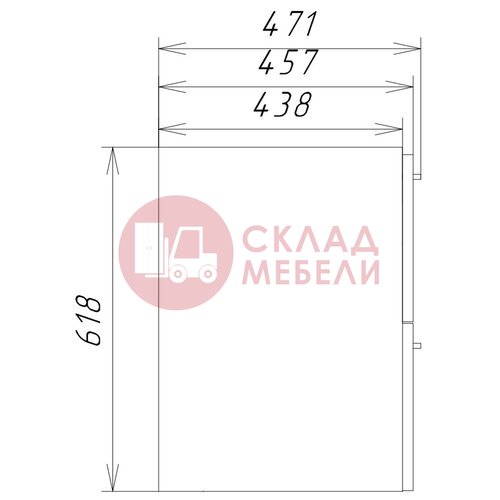  Тумба подвесная Нова Double 80/90/100 Bianco под раковину Avanti в Симферополе Крыму