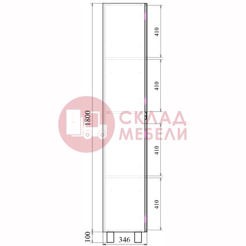  Пенал напольный Линда 35 Avanti в Симферополе Крыму