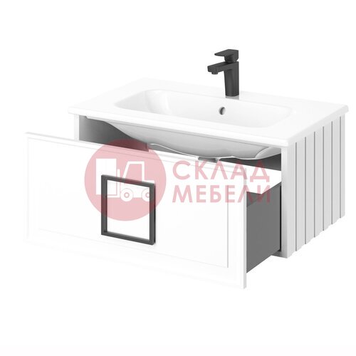  Тумба подвесная Элеганта 80/90/100 Bianca под раковину Avanti в Симферополе Крыму