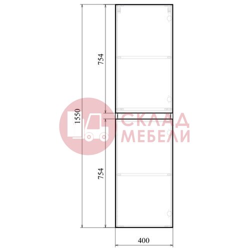  Пенал подвесной Tres 40 Avanti в Симферополе Крыму
