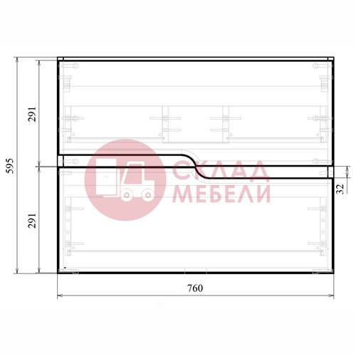  Тумба подвесная Линда 80/100 под раковину Avanti в Симферополе Крыму