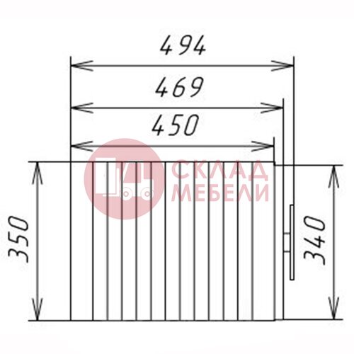  Тумба подвесная Элеганта 80/90/100 Bianca под столешницу Avanti в Симферополе Крыму