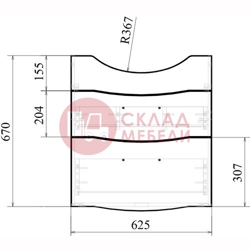  Тумба подвесная Лагуна 65/75/85/105 Avanti в Симферополе Крыму