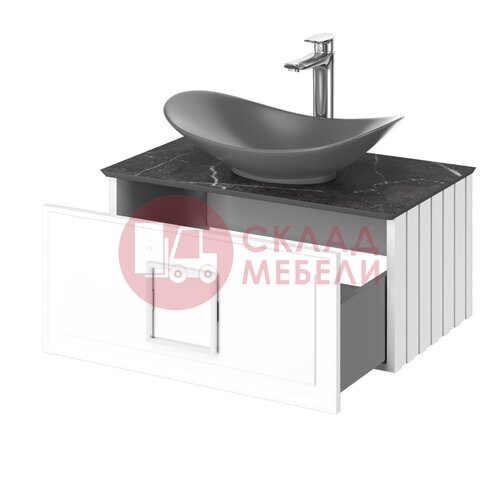  Тумба подвесная Элеганта 80/90/100 Bianca под столешницу Avanti в Симферополе Крыму