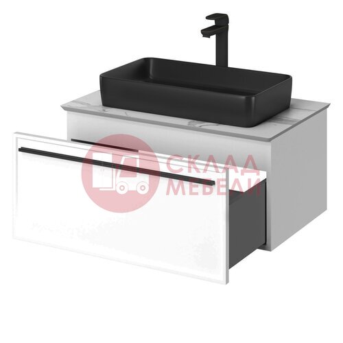  Тумба подвесная Нова 80/90/100 Bianco под столешницу Avanti в Симферополе Крыму