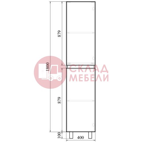 Пенал напольный Tres 40 Avanti в Симферополе Крыму