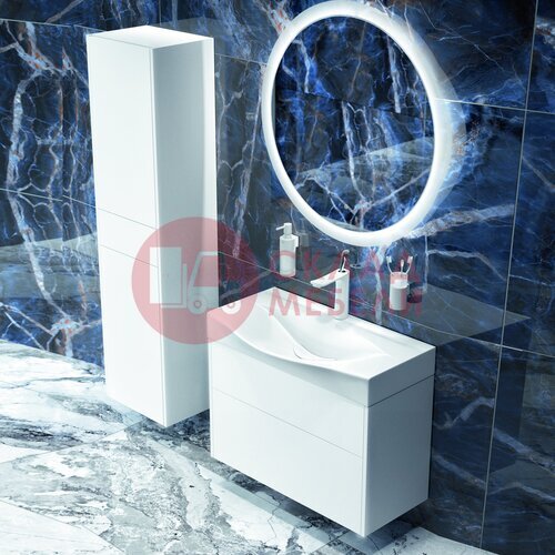  Раковина Quattro 80/100 литой мрамор+ вкладыш Avanti в Симферополе Крыму