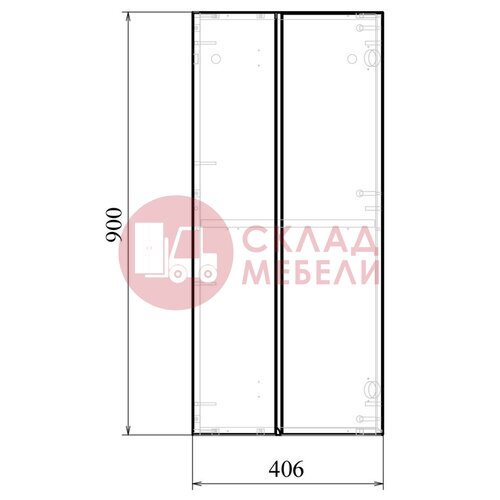  Пенал подвесной угловой Tres 40 Avanti в Симферополе Крыму