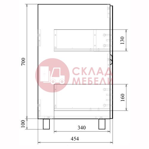  Тумба напольная Линда 80/100 Avanti в Симферополе Крыму
