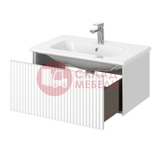  Тумба подвесная Нео Bianca 80/100 под раковину Avanti в Симферополе Крыму