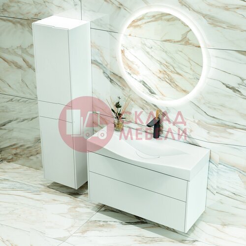  Раковина Quattro 80/100 литой мрамор+ вкладыш Avanti в Симферополе Крыму