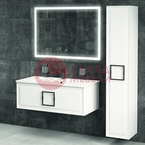  Тумба подвесная Элеганта 80/90/100 Bianca под раковину Avanti в Симферополе Крыму