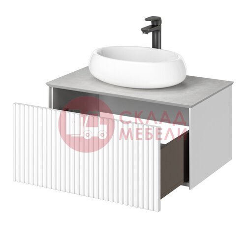  Тумба подвесная Нео Bianca 80/100 под столешницу Avanti в Симферополе Крыму