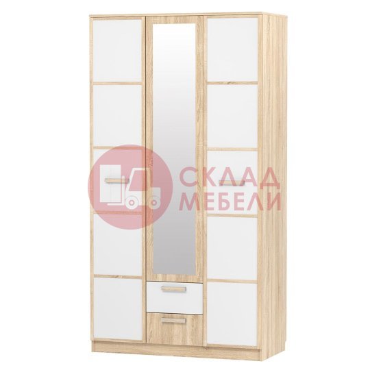  Шкаф комбинированный Фанк ПМ SILVA 
