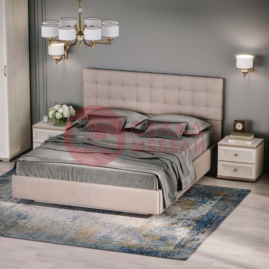  Кровать №2 Квадро SV-Мебель 