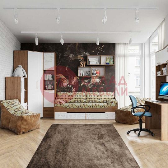  Кровать Гарвард двухъярусная SV-Мебель 