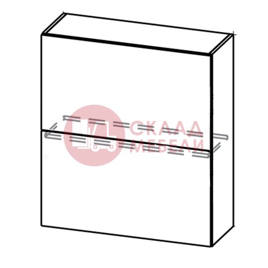  Шкаф навесной Ш600б/720 Модус SV-Мебель 