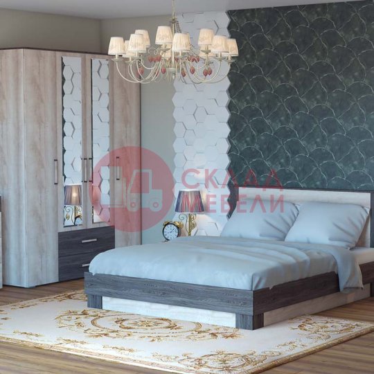  Кровать Версаль-1 Росток-мебель 