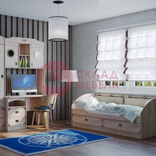  Кровать Мираж-1 Росток-мебель 