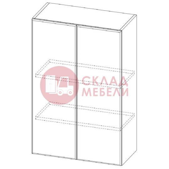  Шкаф навесной Ш550/912 Венеция SV-Мебель 