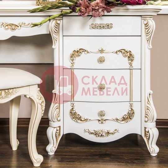  Туалетный стол+пуфик Анна Мария Эра-мебель 