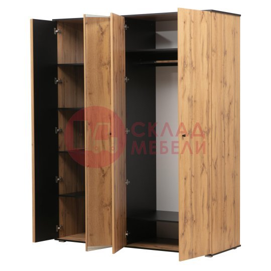  Шкаф для одежды Либерти 4Д Олмеко 