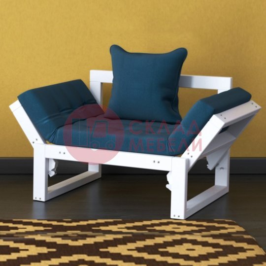  Кресло-кушетка с текстилем Марибель 