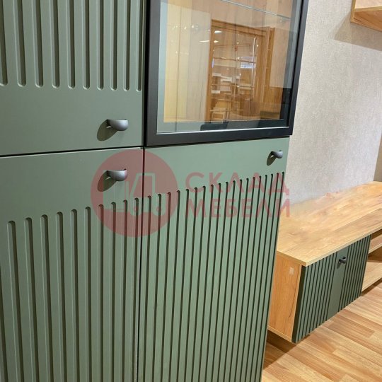  Шкаф навесной Милан со стеклом SV-Мебель 