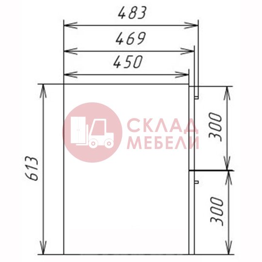  Тумба подвесная Нова Double 80/90/100 Bianco под столешницу Avanti 