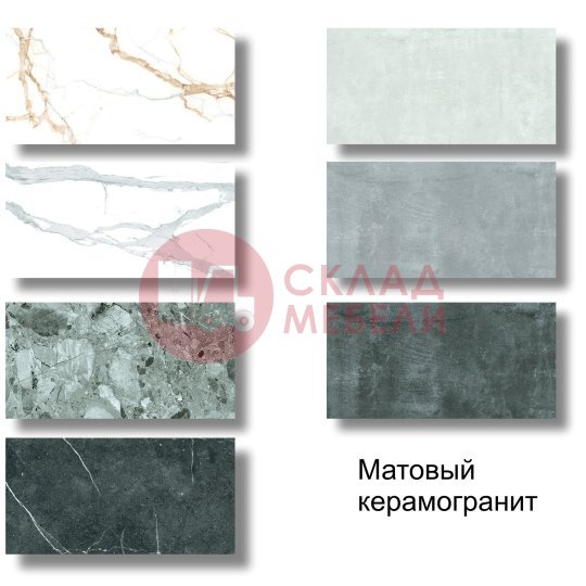  Столешница-керамогранит мат Dark Stone Ceramica 