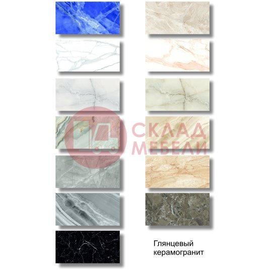  Столешница-керамогранит гл Travertine Cube Ceramica 