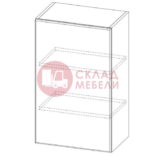  Шкаф навесной Ш450/912 Вельвет SV-Мебель 
