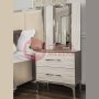  Тумба прикроватная с зеркалом Гравита Эра-мебель 